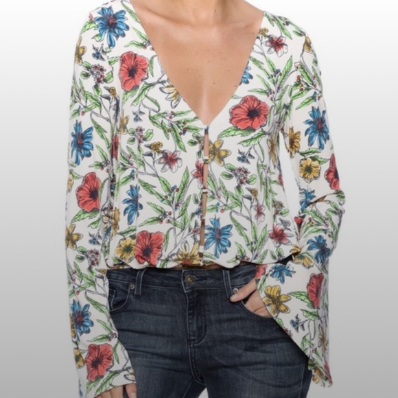 FREE PEOPLE TOP SIZE S - Picture 1 of 8